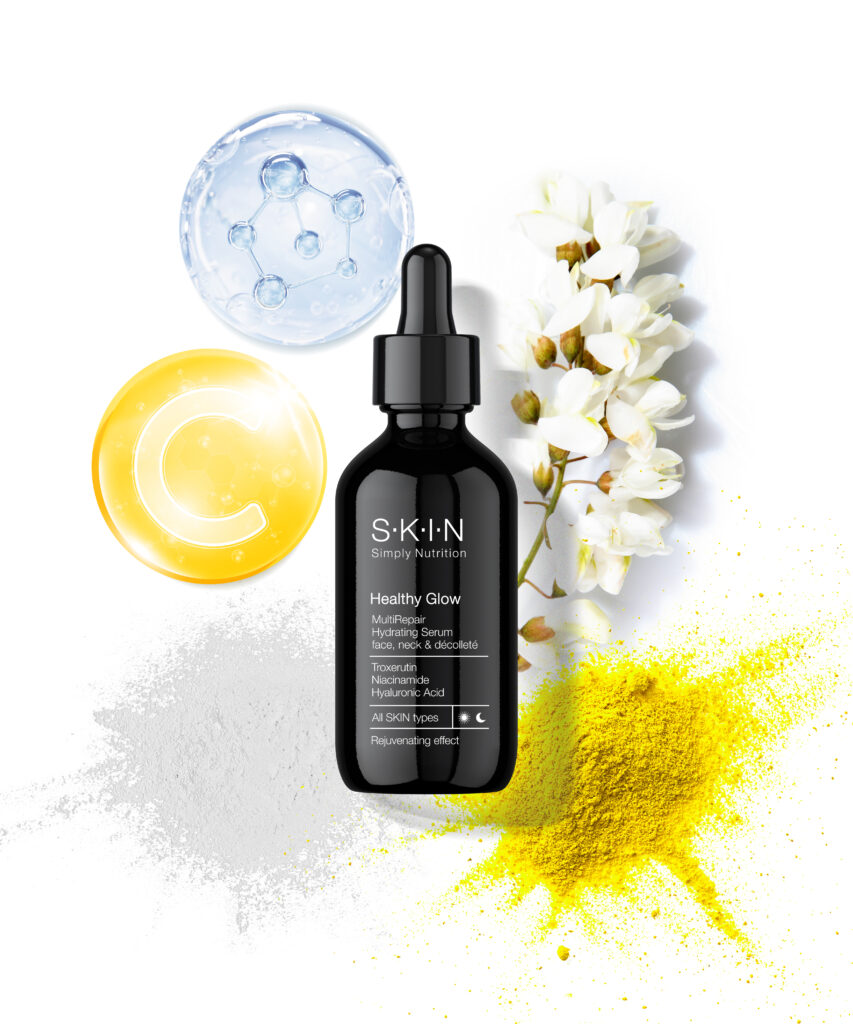 SKIN Simply Nutrition Gealthy Glow Serum Multinaprawcze serum nawilżające o działaniu odmładzającym.